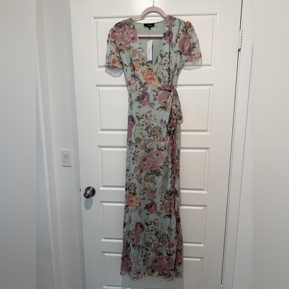 VICI Collection | French Flair Floral Wrap Maxi Dress | S | NWT - Picture 4 of 10